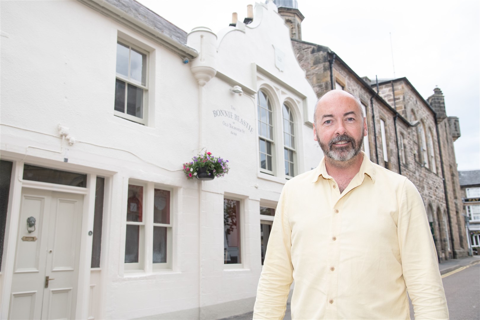 Speylife owner Kevin Smith is set to open The Bonnie Beastie on Tolbooth Street in mid July. Picture: Daniel Forsyth
