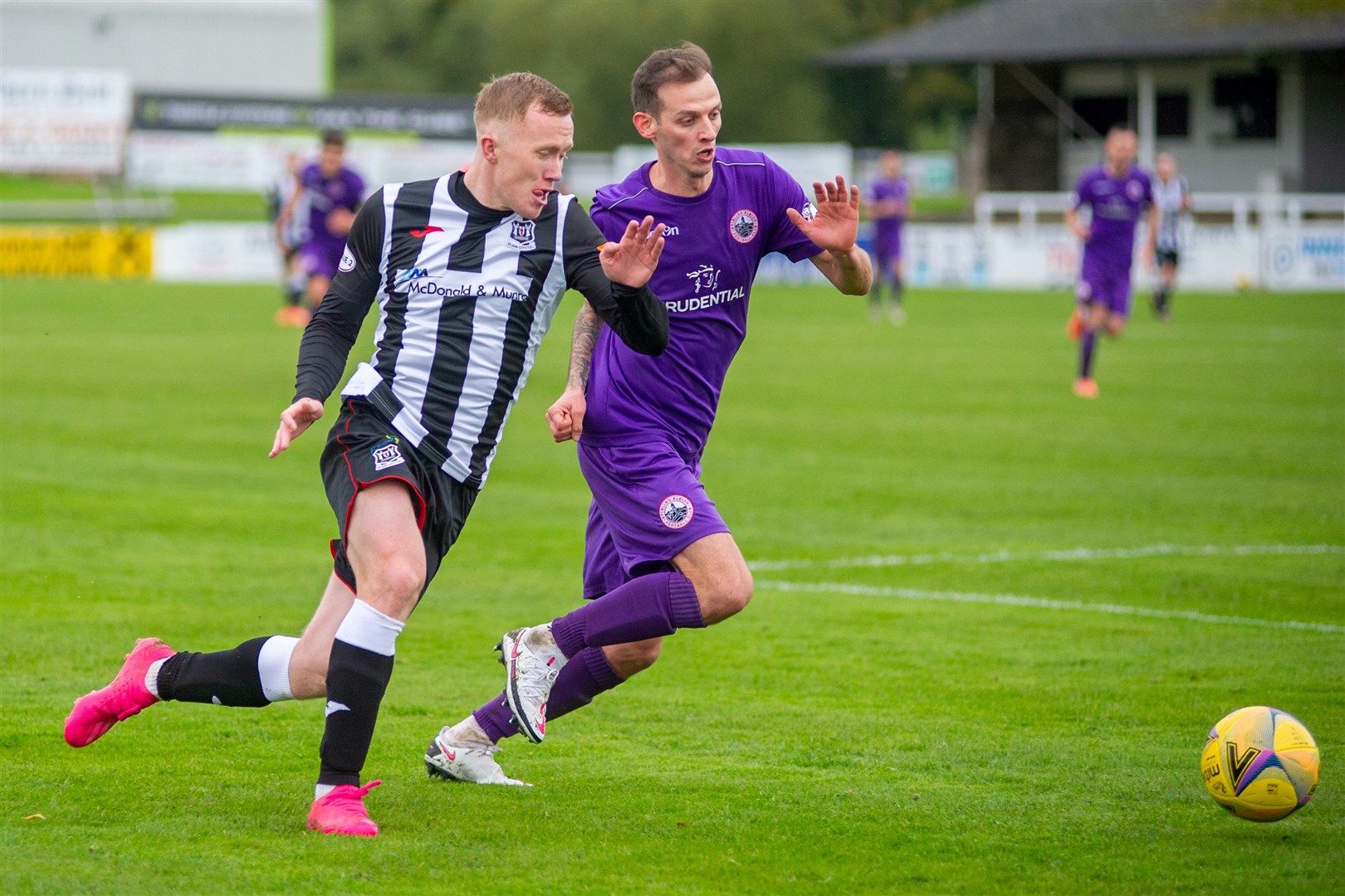 Conor O'Keefe can get more Elgin City goals says manager Gavin Price. Picture: Daniel Forsyth..