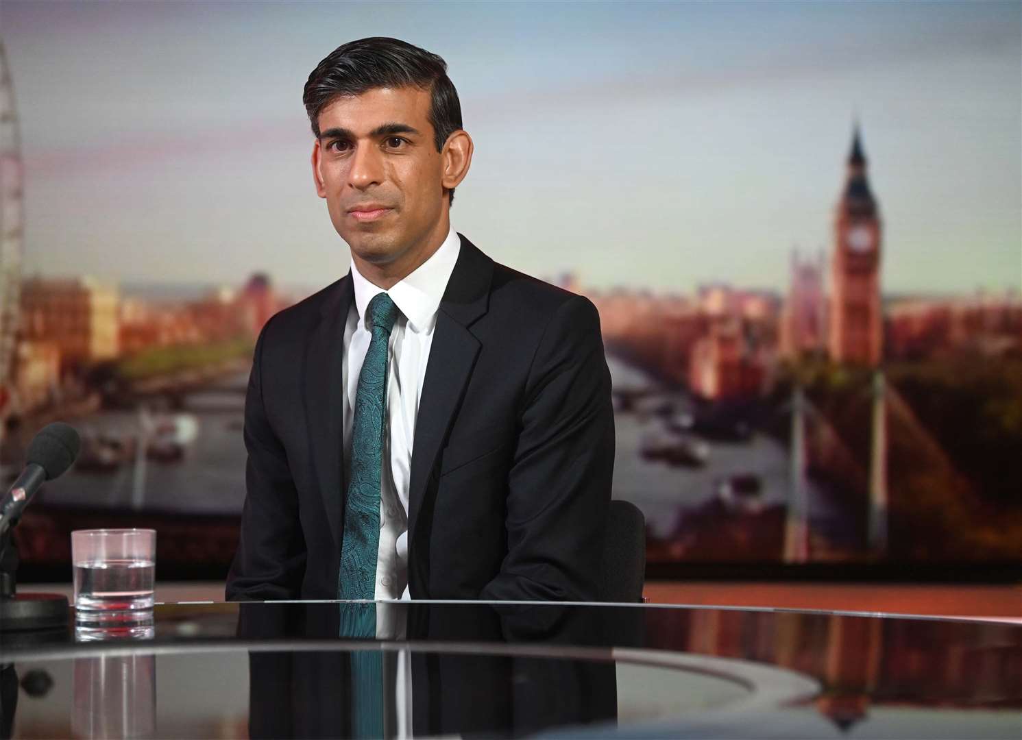 Chancellor Rishi Sunak on BBC One’s The Andrew Marr Show (Jeff Overs/BBC)