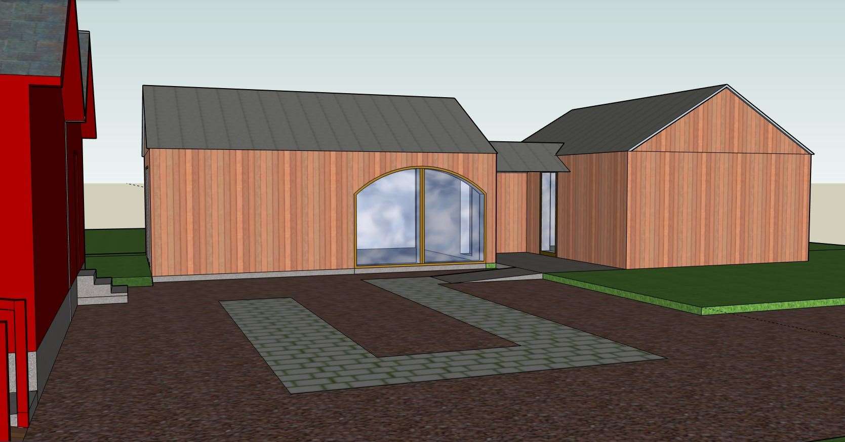 The classroom and extension design.