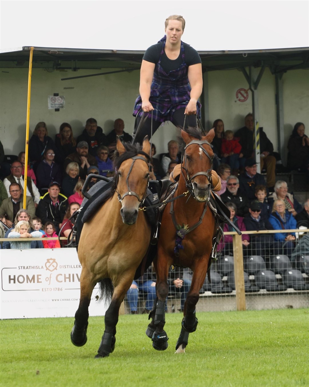 Riders of the Storm wow with their acrobatic horse stunts...Picture: David Porter