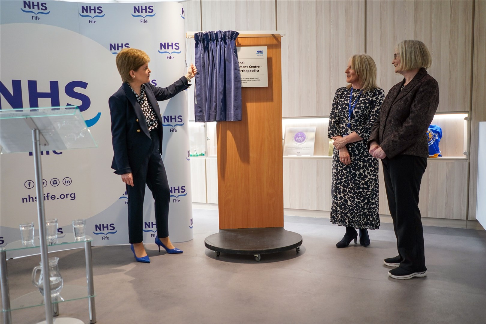 Ms Sturgeon opened the new NHS National Treatment Centre on Friday (Peter Summers/PA)