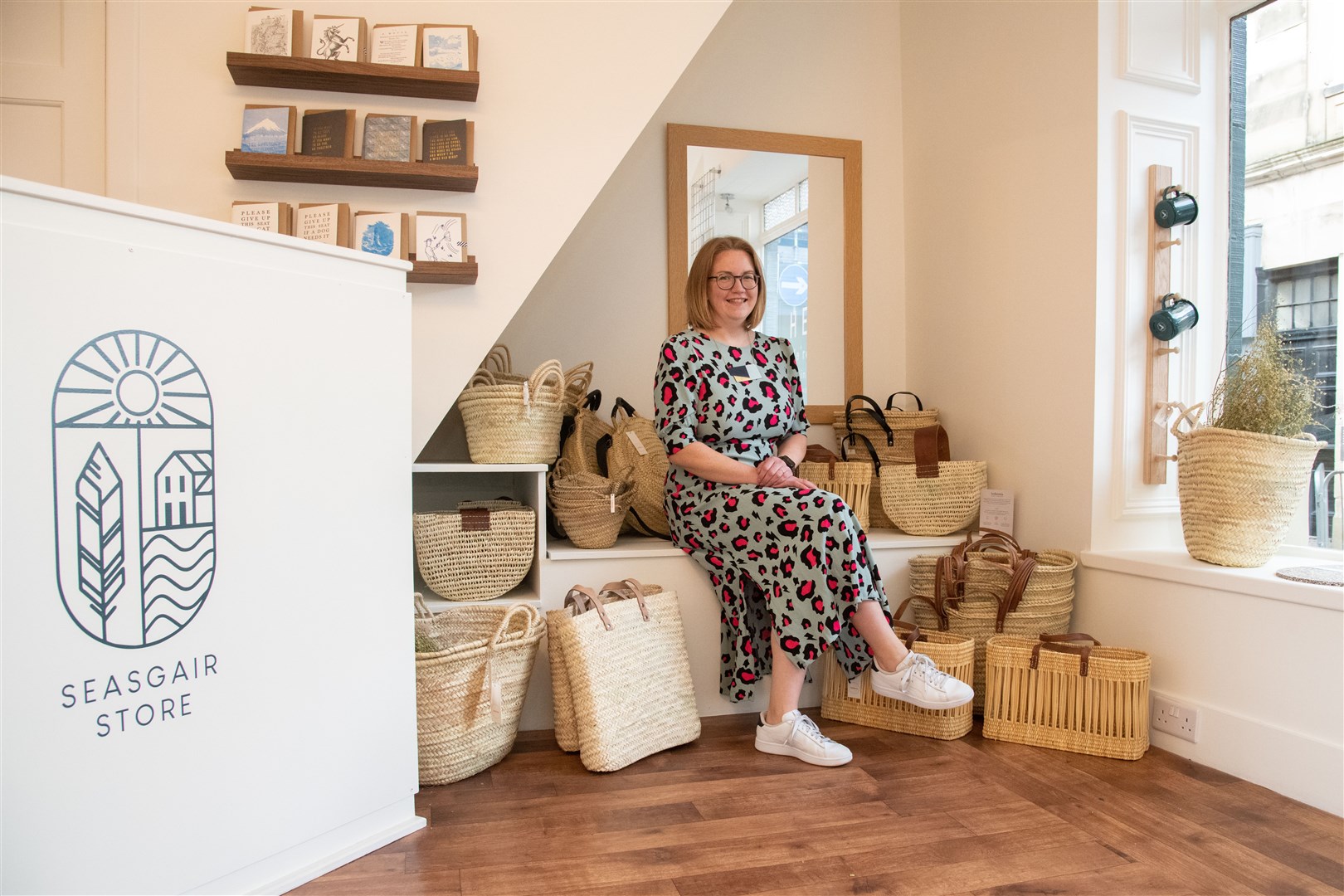 Sarah Holmes has opened the shop after the success of Pencil Me In. Picture: Daniel Forsyth