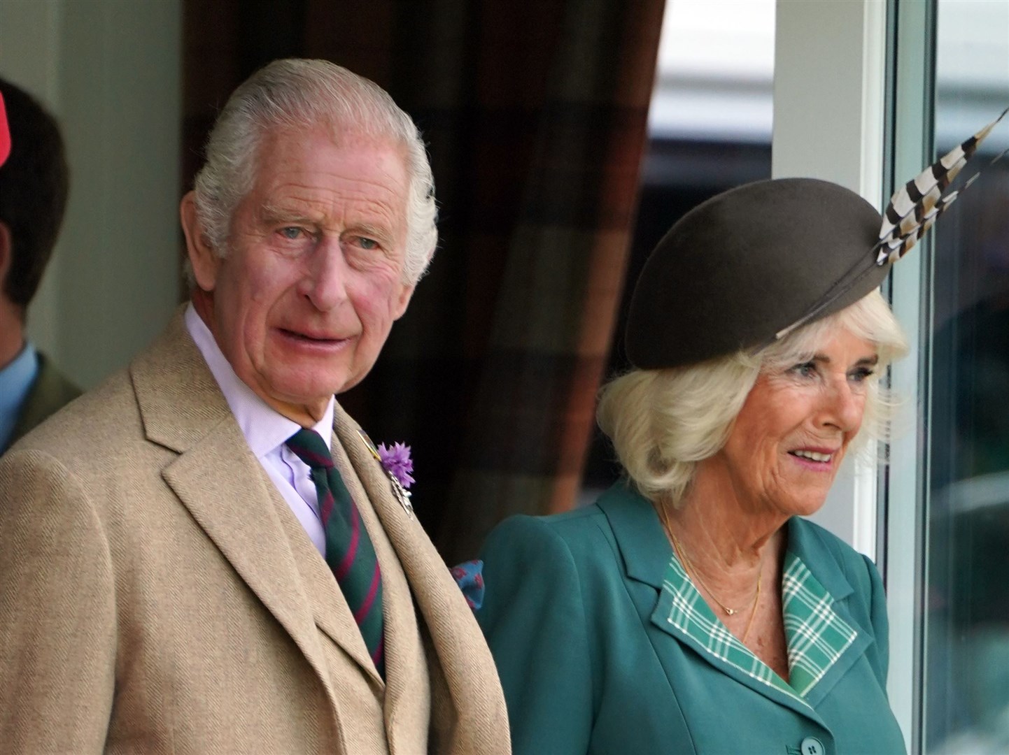 The King, who is staying at Balmoral, thanked the nation for the support shown to him and Camilla (Andrew Milligan/PA)