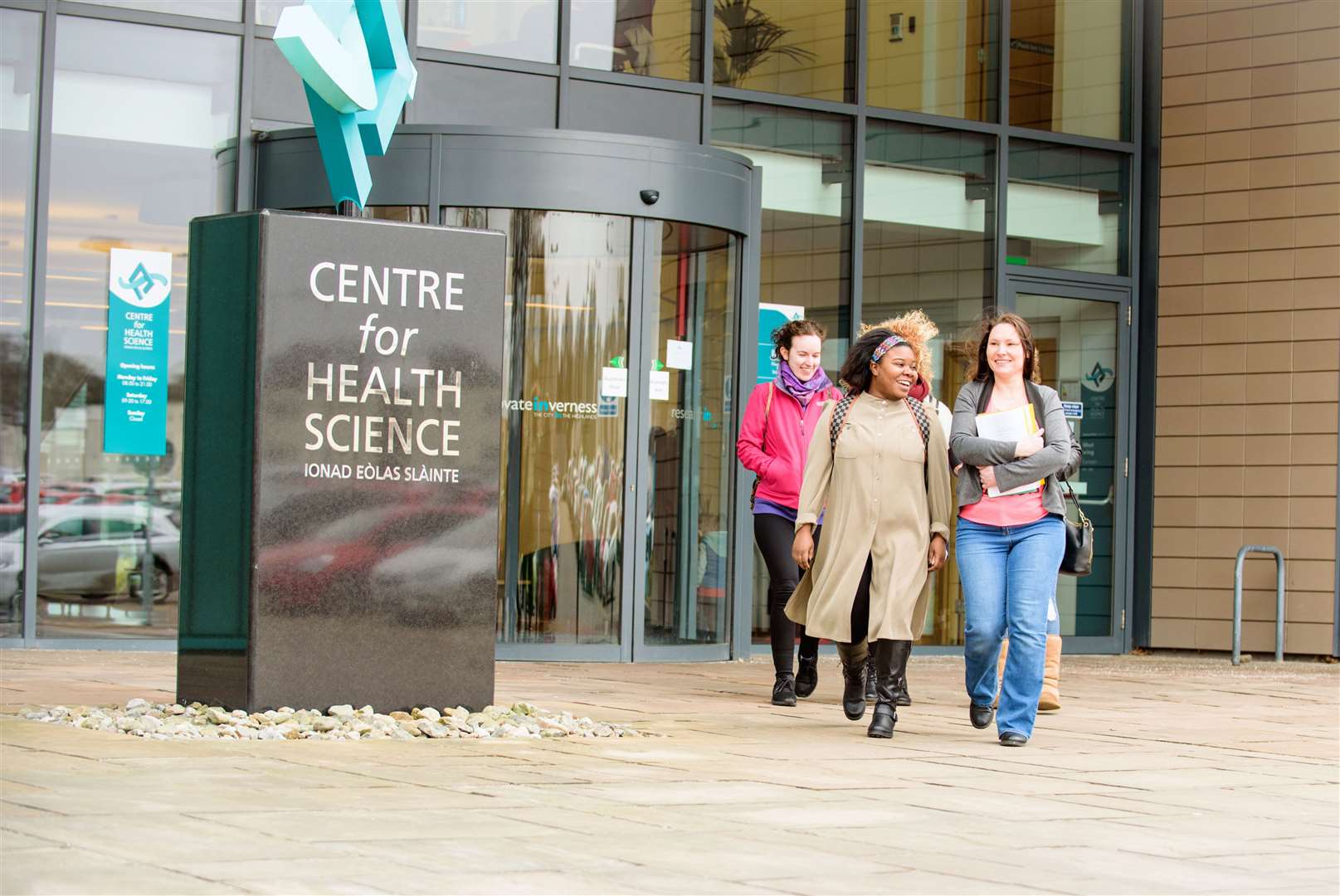 UHI's Centre for Health Science, in Inverness, opened today as a Covid-19 vaccination hub for north NHS workers.