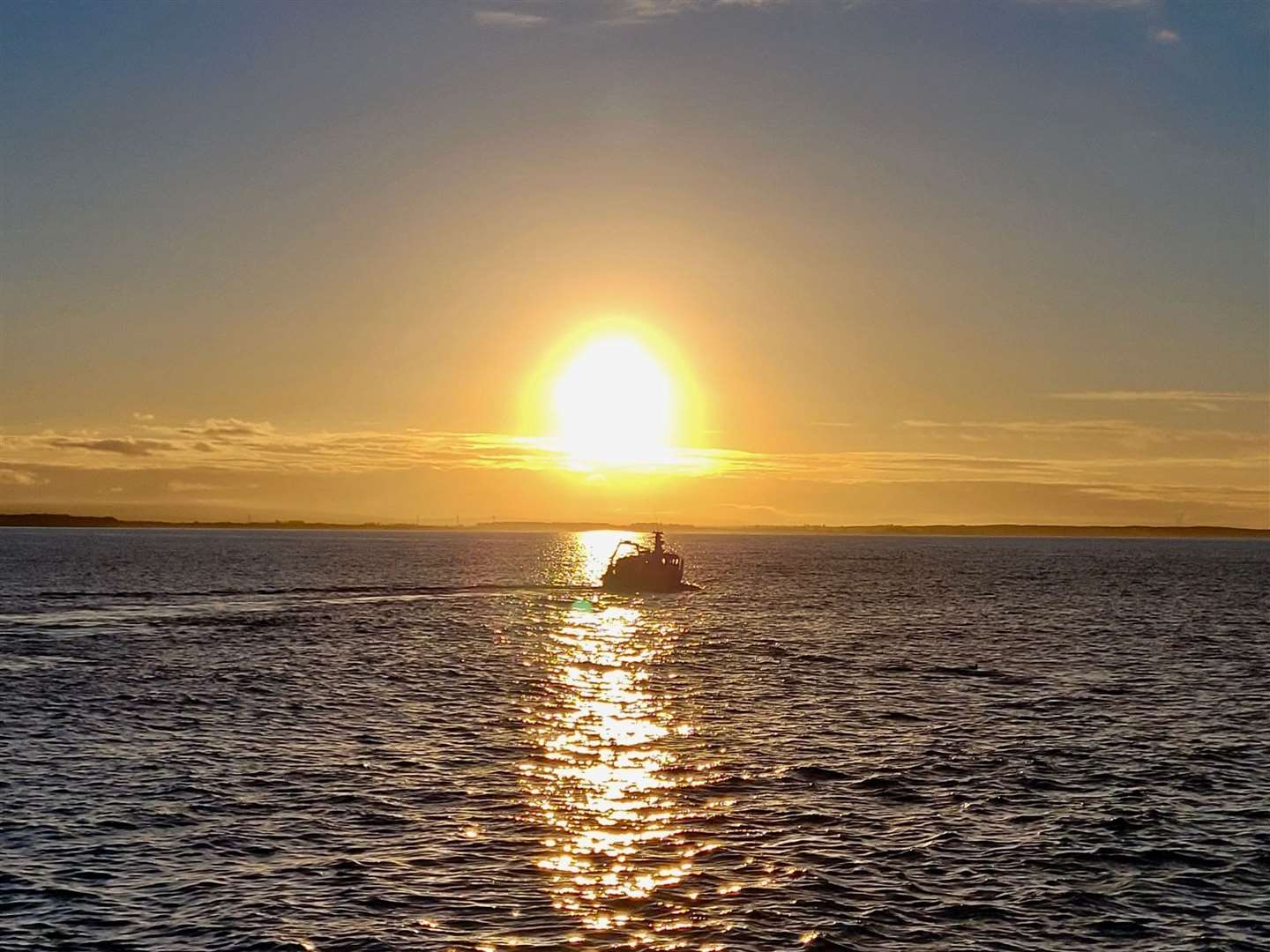A sunset over Burghead. Picture: Hazel Thomson