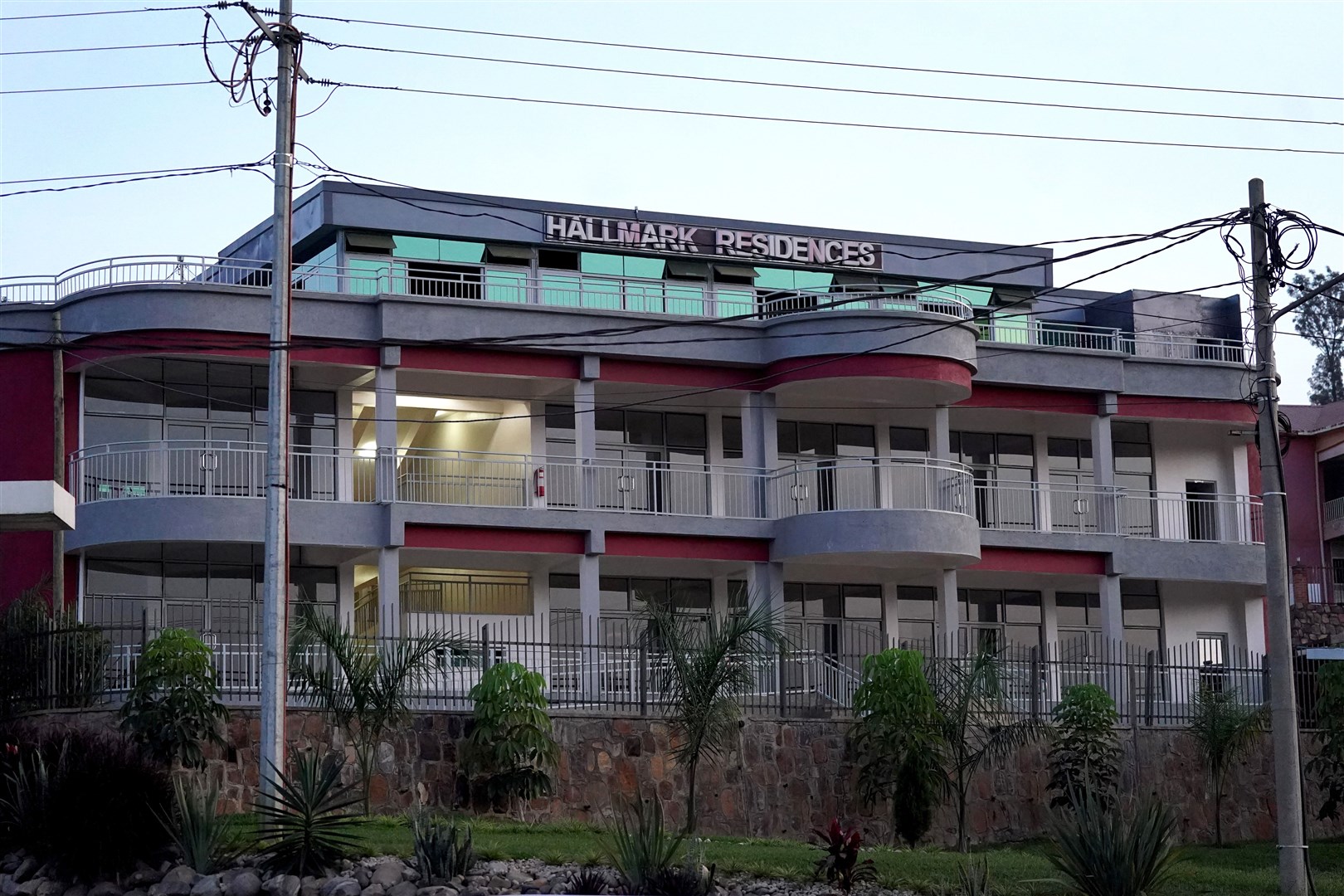 The Hallmark Residences Hotel in Kigali (Victoria Jones/PA)