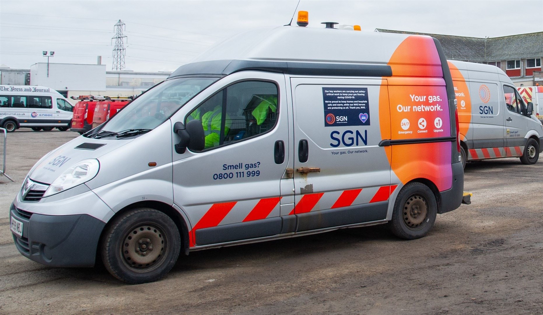 SGN engineers will be undertaking extensive gas main replacement works in Buckie throughout the year. Picture: Daniel Forsyth