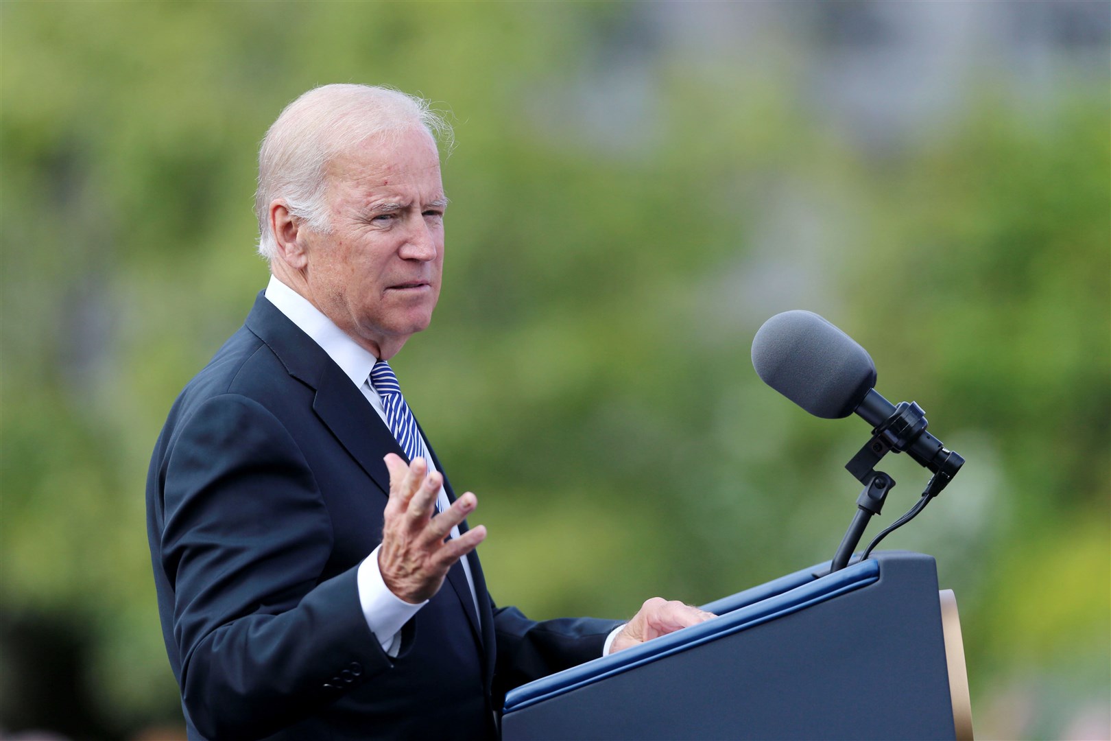 Former vice president Joe Biden is the Democratic Party’s candidate for president (Niall Carson/PA)