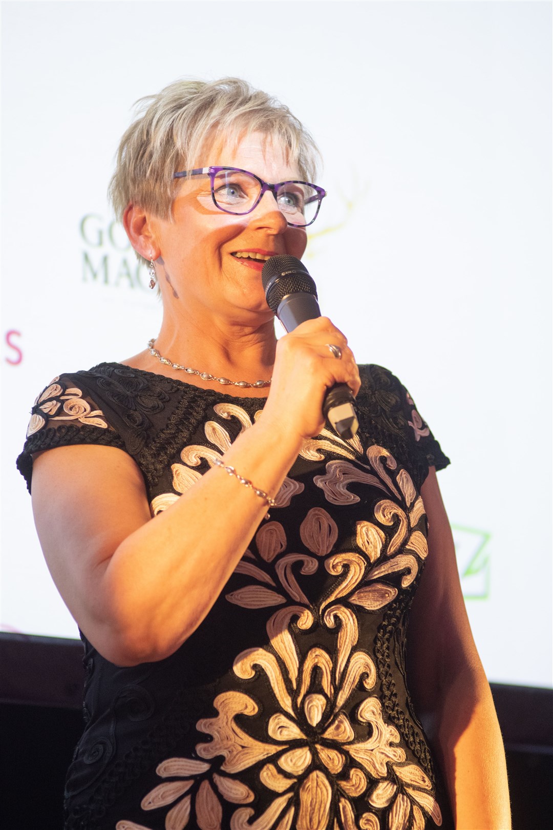 Shona Radojkovic from Moray Reach Out...17th Annual Moray Chamber of Commerce Awards Dinner, held at Gordon Castle on Friday 30th September 2022...Picture: Daniel Forsyth..