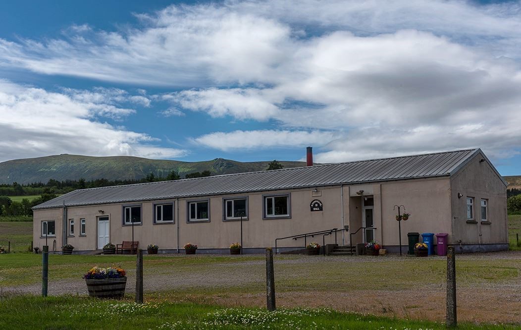 The idyllic Edinvillie Community Hall will play host to the concert next month.