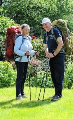 A gruelling 500 mile walk took Elaine and Tom Summerscales from Cumbria to their dream Moray home