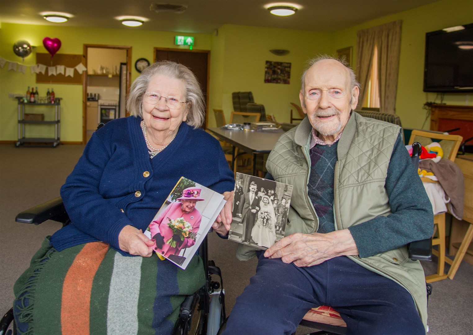 Isobel and Stanley Maxton celebrate their 70th Anniversary...Picture: Becky Saunderson..