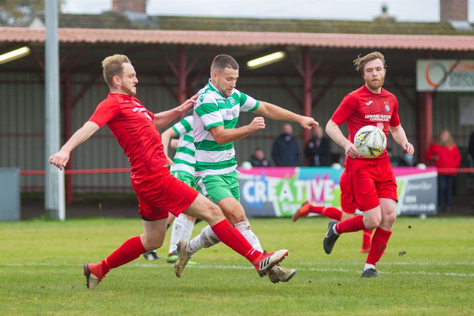 Brora Rangers will go forward to the play-offs. Picture: Daniel Forsyth..