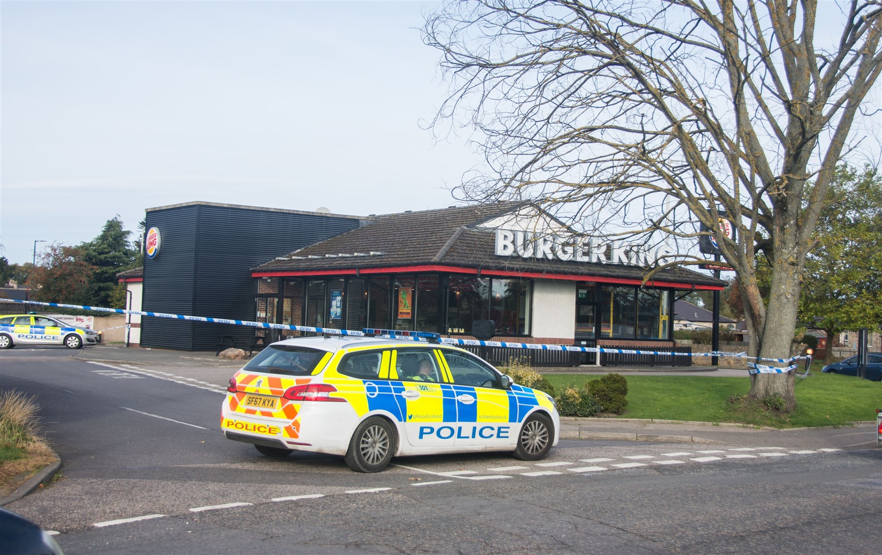 Burger King was robbed by Mr Lawson and a partner on October 13.
