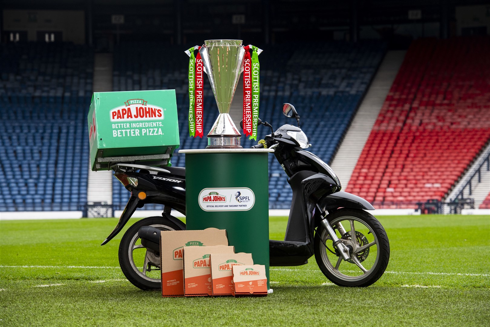 The SPFL announce a new sponsorship with Papa John's. Photo by Alan Harvey / SNS Group