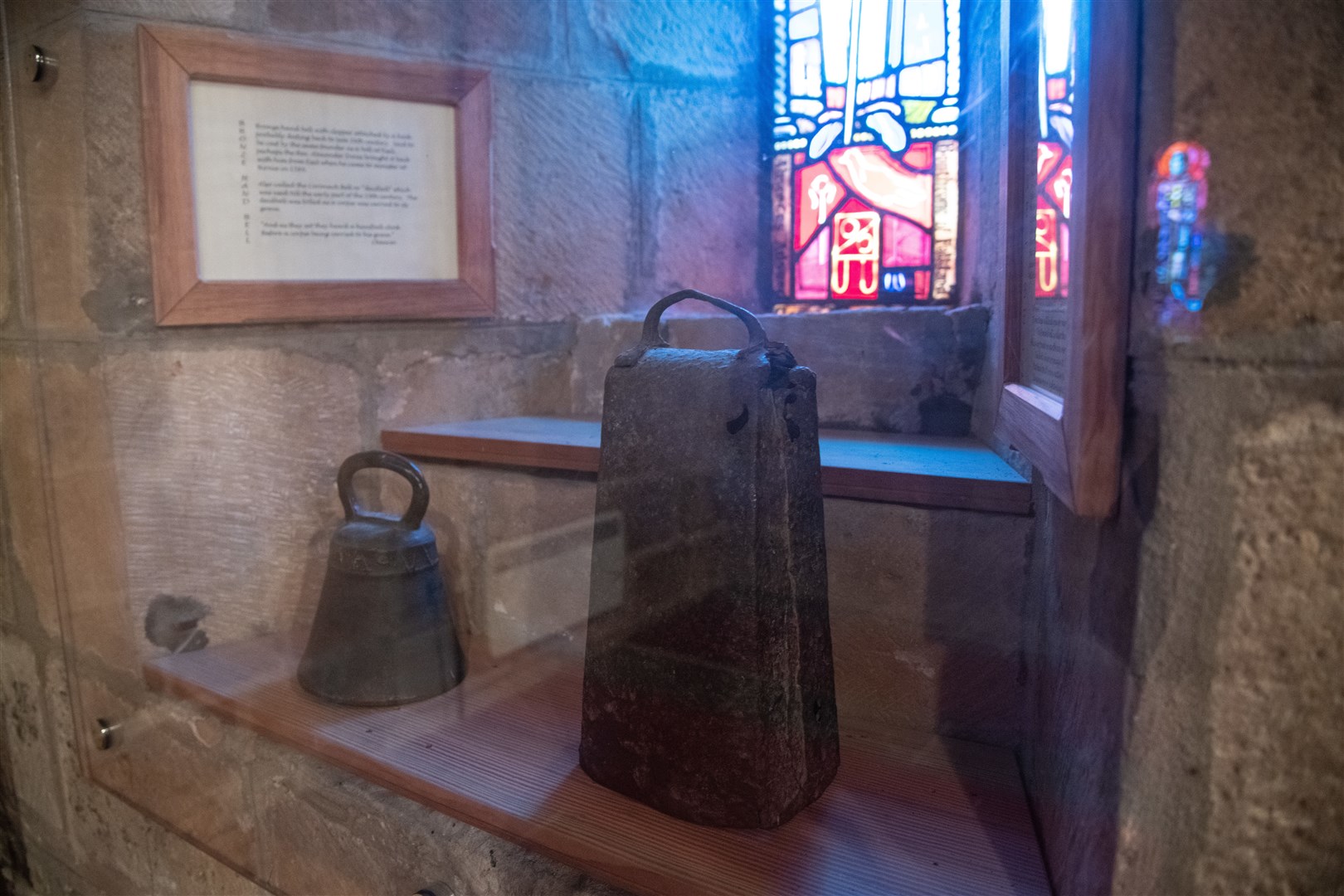 The Ronnell bell at Birnie Church is more than a thousand years old. Picture: Daniel Forsyth.