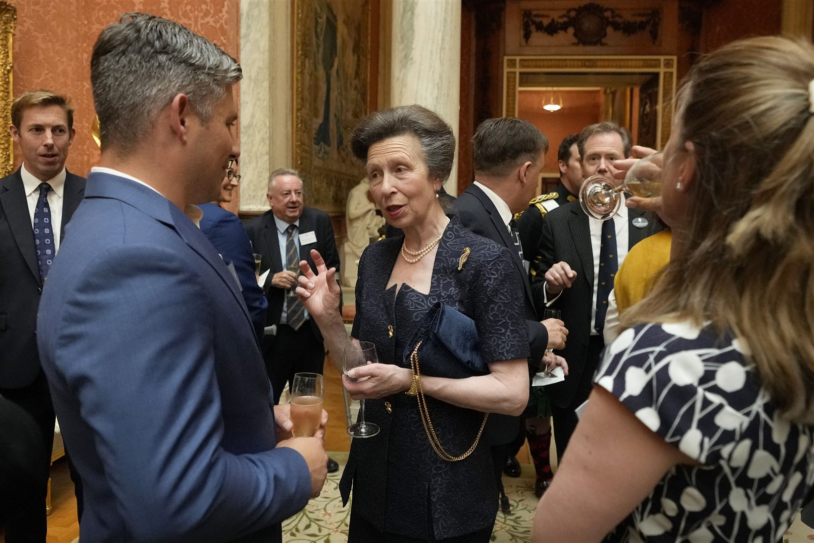 The Princess Royal co-hosted the reception (Frank Augstein/PA)