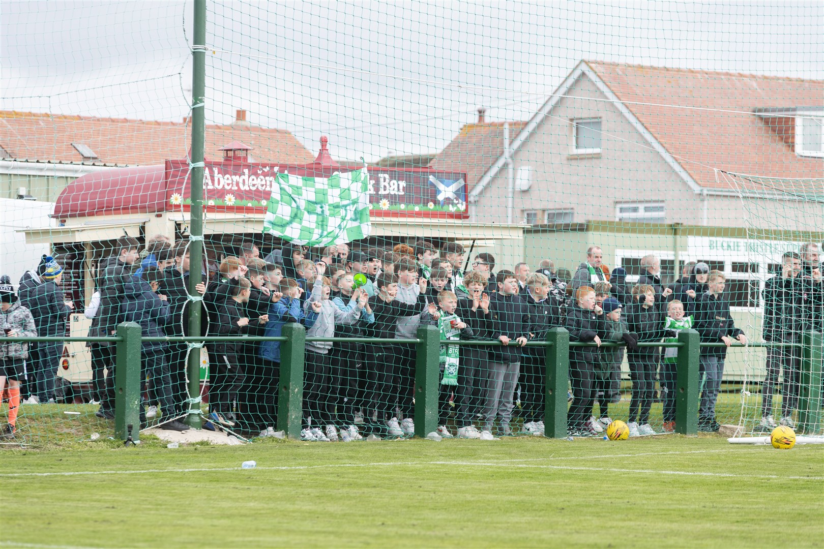 Young Buckie fans were in good voice before and during the game. Picture: Beth Taylor