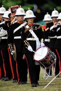 The band of the Royal Marines.