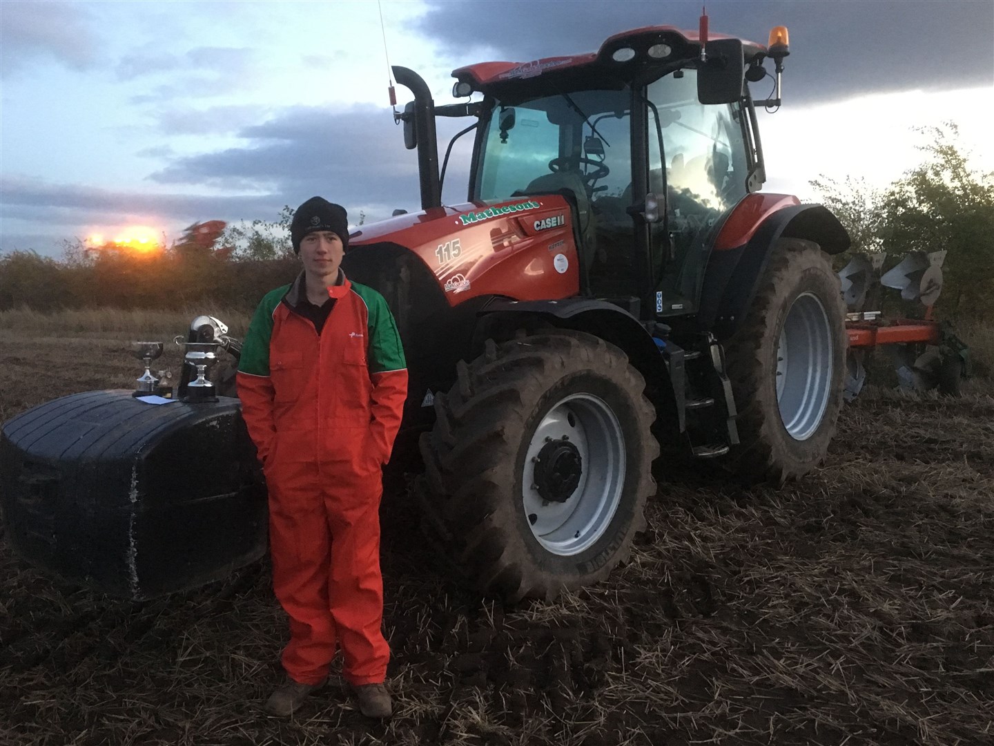 Elgin farmer Shaun MacLeod (18).