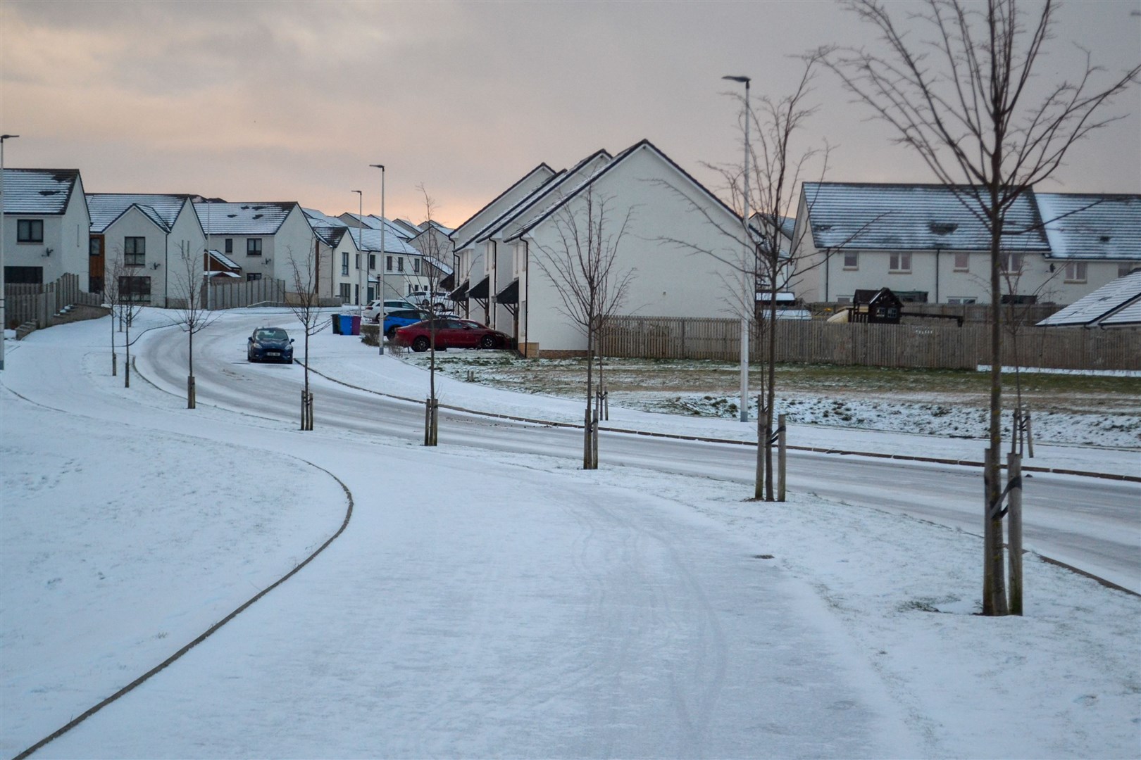 A snowy Bishopmill. Picture: Tyler Mcneill