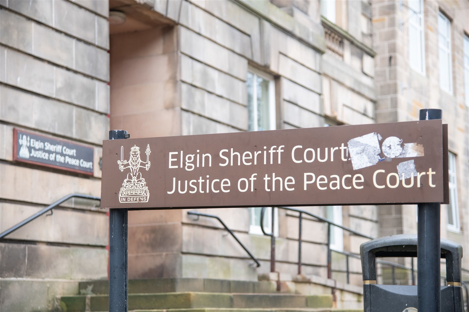 Elgin Sheriff Court and Justice of the Peace Court on the High Street, Elgin. Picture: Daniel Forsyth