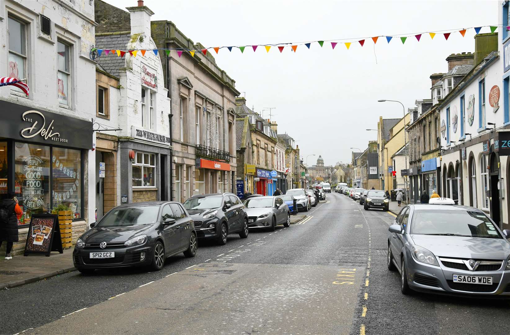 Elgin High Street could receive some of the cash...Picture: Beth Taylor..