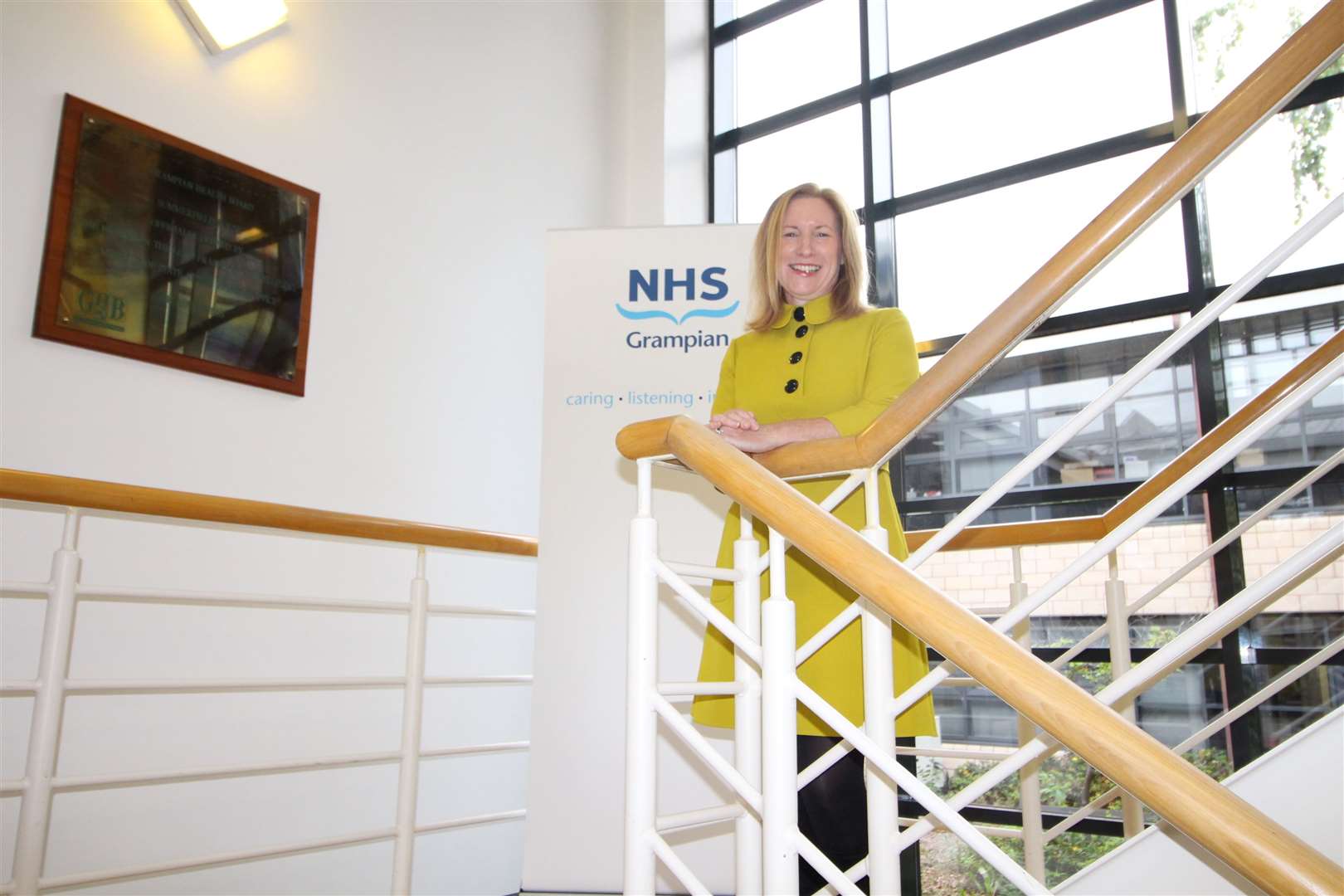 The new chief executive of NHS Grampian, Professor Caroline Hiscox.