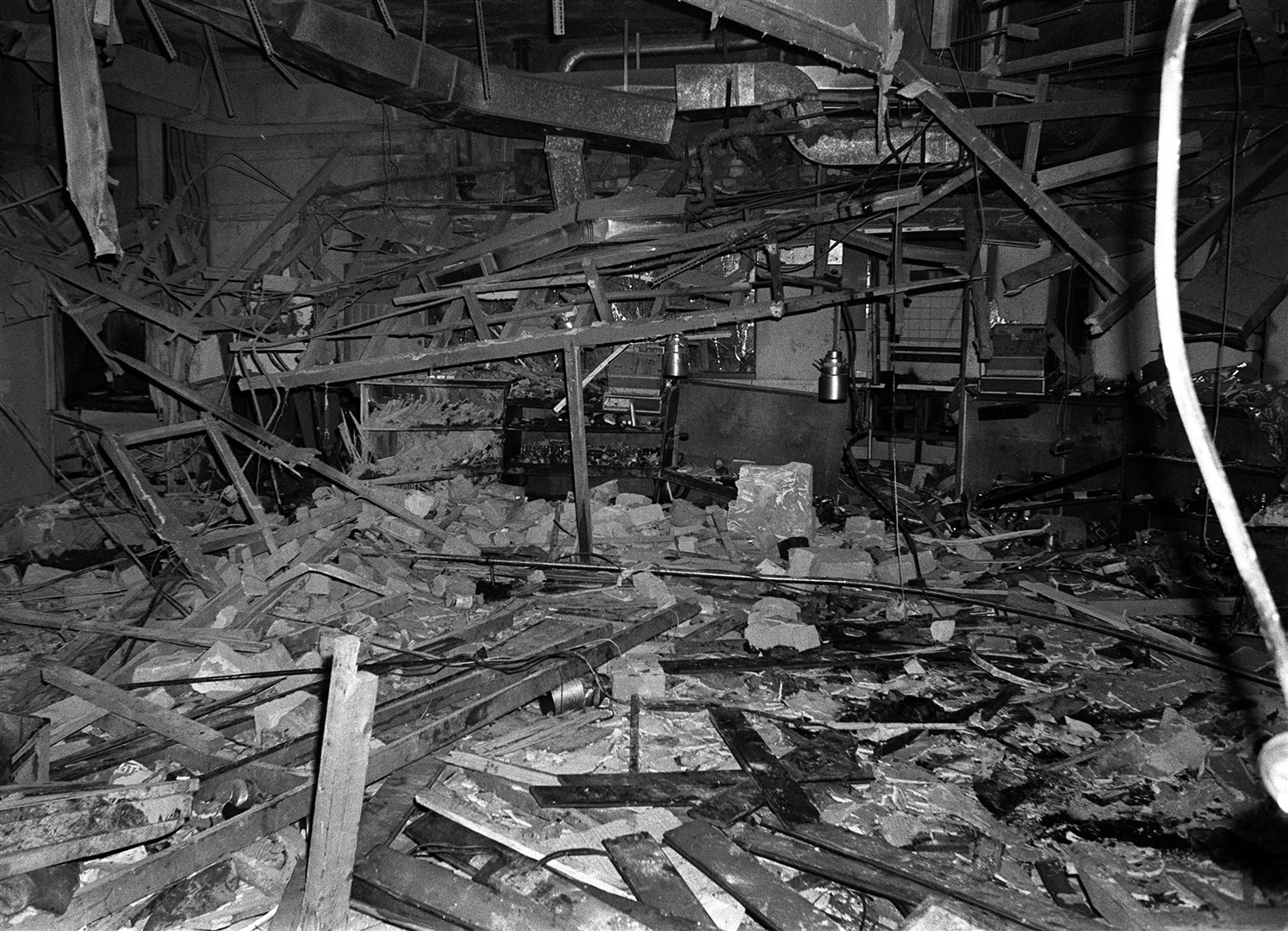 The remains of the Mulberry Bush pub in Birmingham on November 22, 1974. Next year marks the 50th anniversary of the attacks (PA)