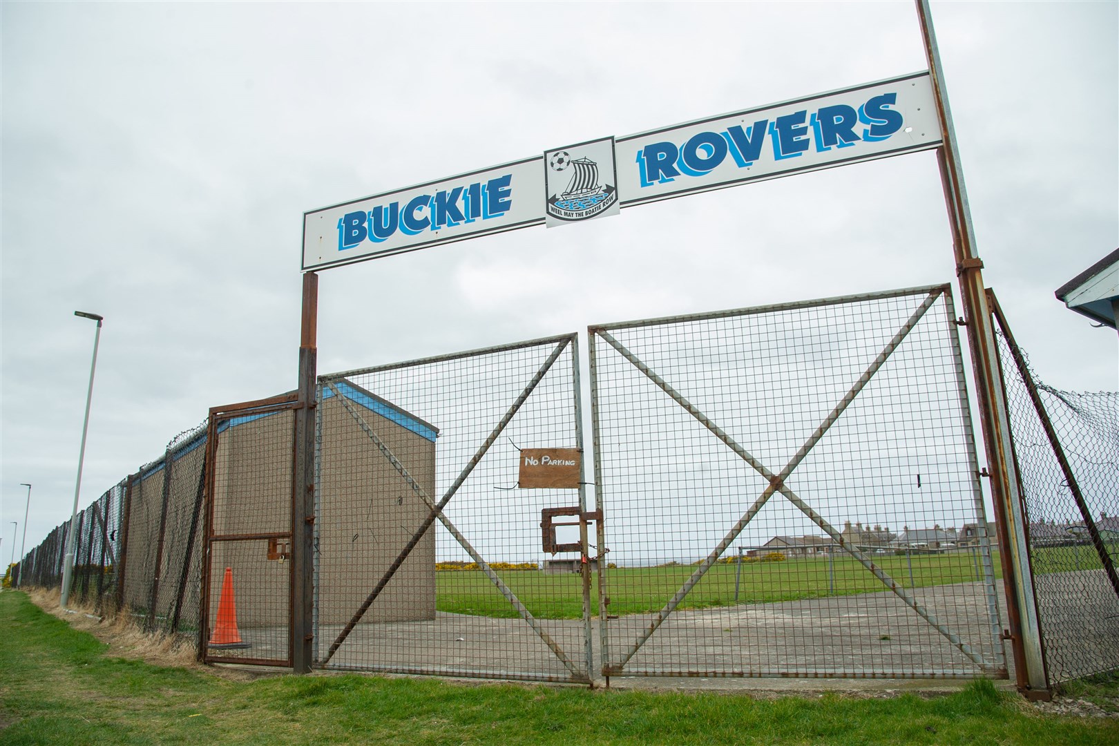 There will be no league football action at Merson Park after Buckie Rovers were forced to declare a season in abeyance. Picture: Daniel Forsyth