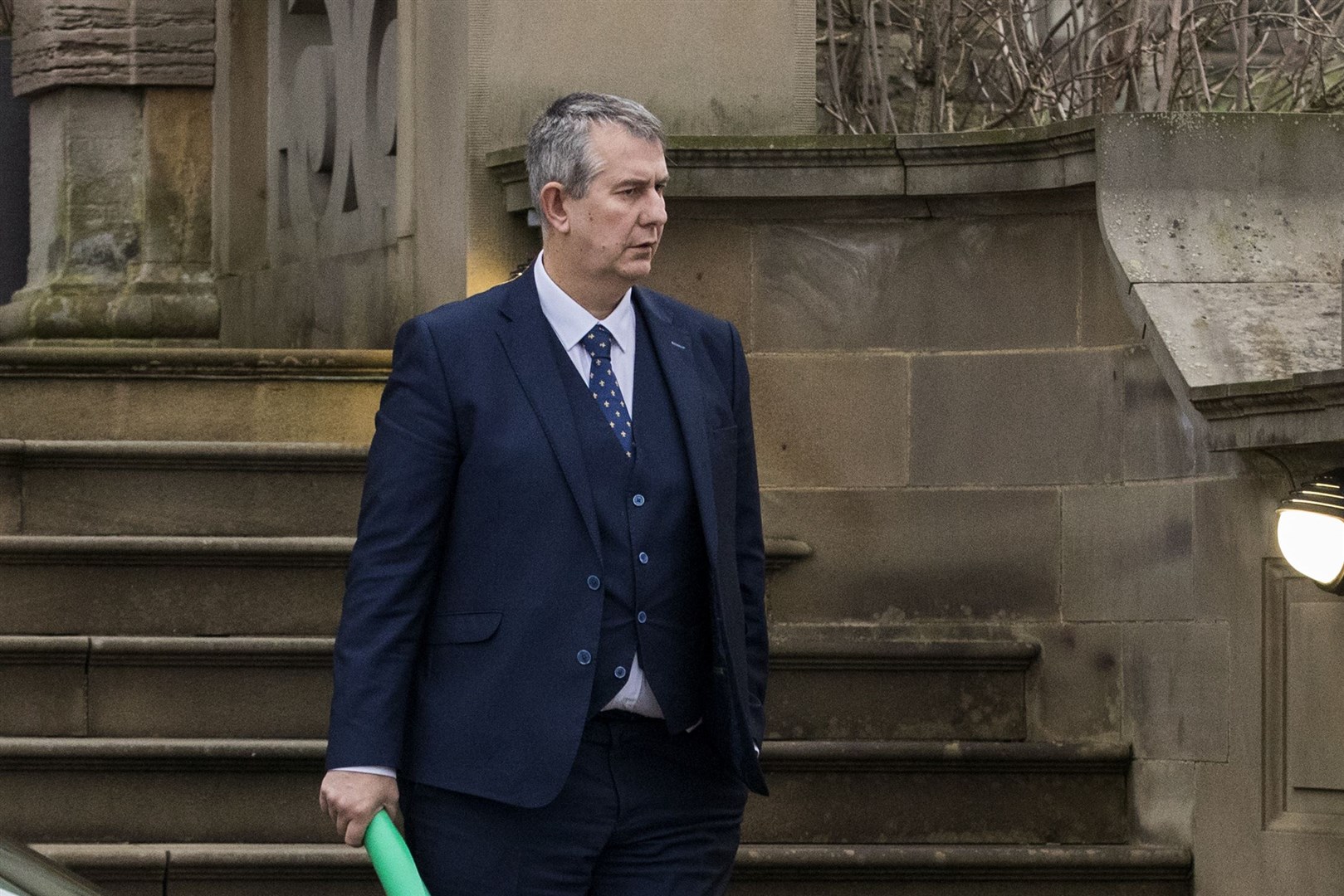 Edwin Poots said his comments were not sectarian and instead a political statement about Sinn Fein’s leadership (Liam McBurney/PA)