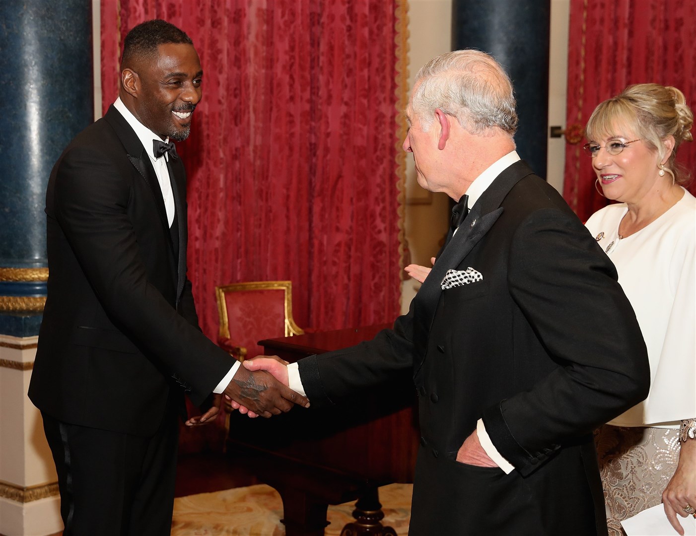 The Prince of Wales meets Idris Elba (Chris Jackson/PA)