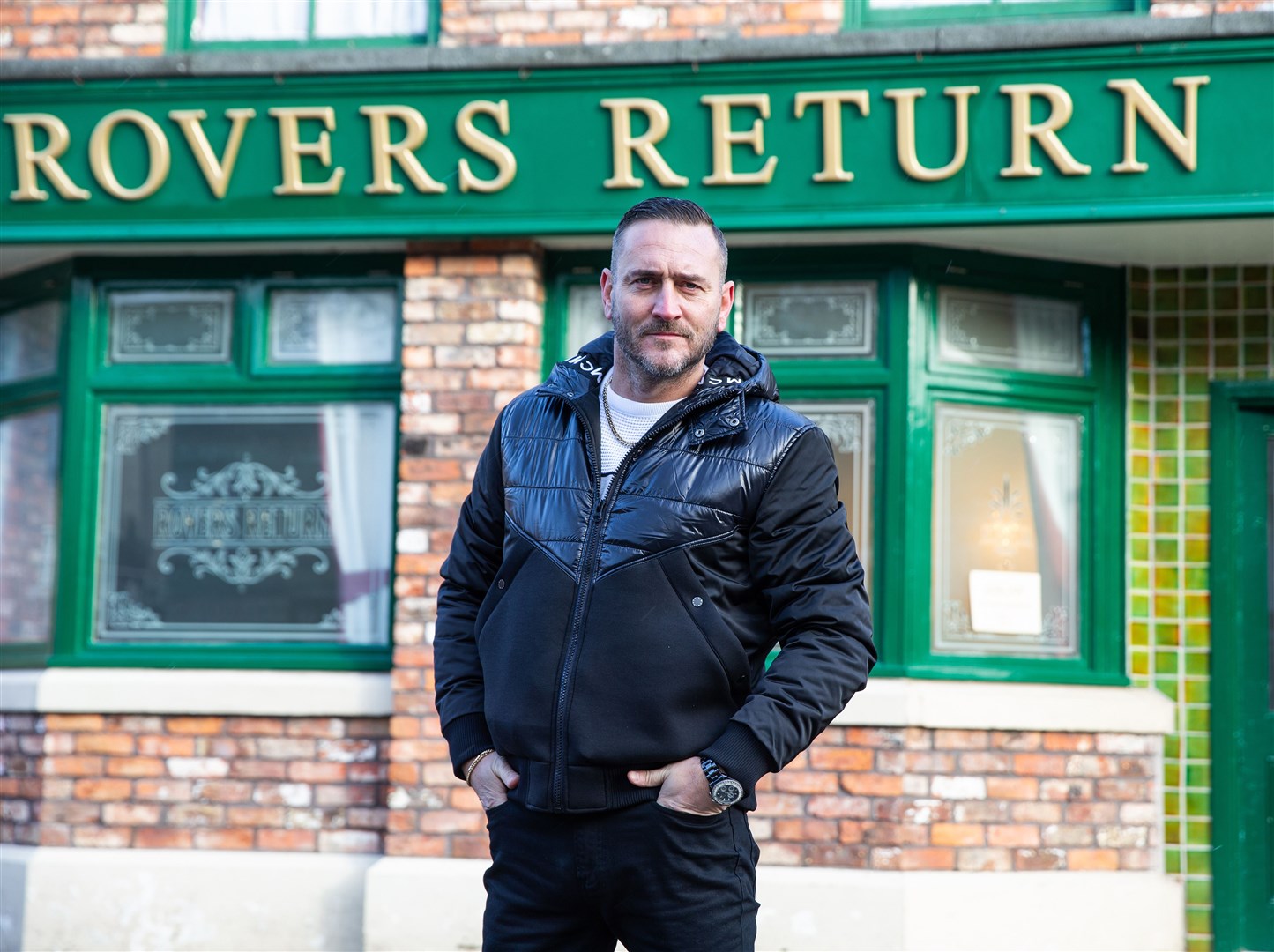 Will Mellor on the set of Coronation Street (ITV/PA)