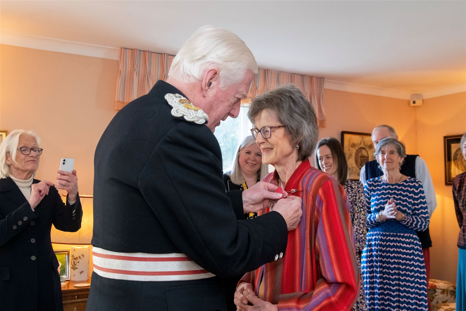 Veronica MacLean has been presented with her British Empire Medal. Picture: Beth Taylor