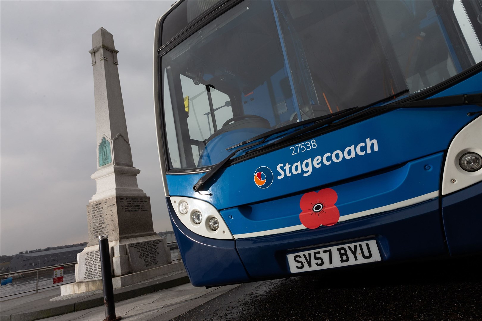 Stagecoach is supporting the British Legion Poppy Appeal.