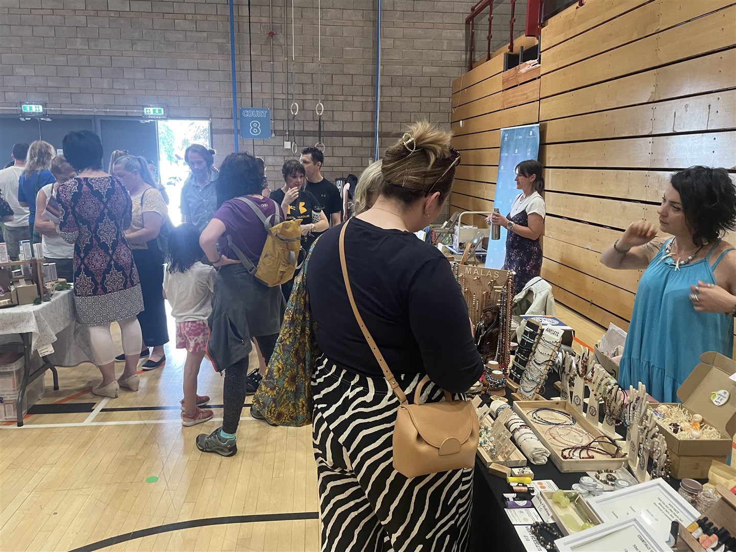 Guests browse the stalls at a previous Wellbeing Fair.