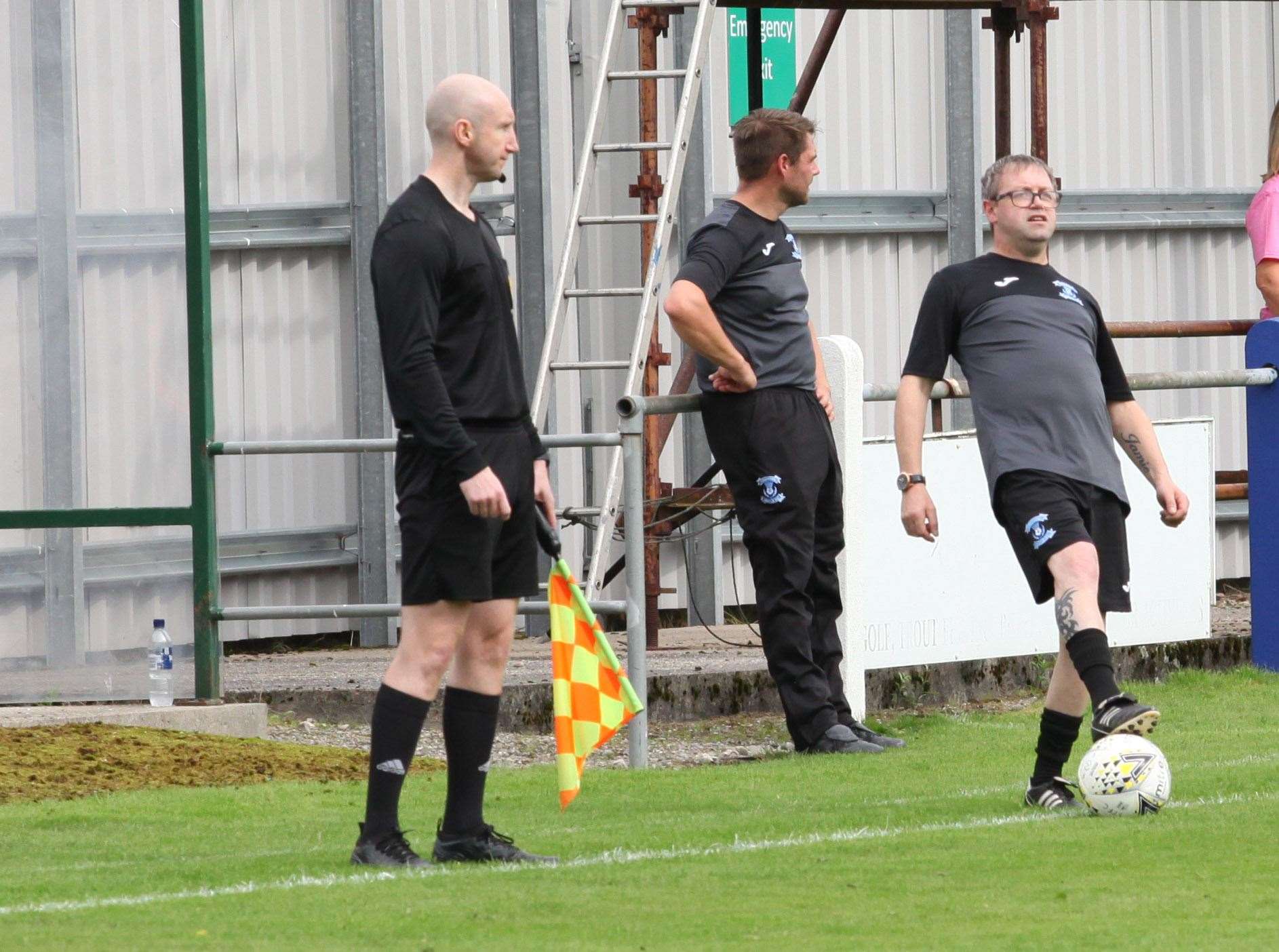 Charlie Brown was left disappointed after his side lost 6-0 against Buckie.