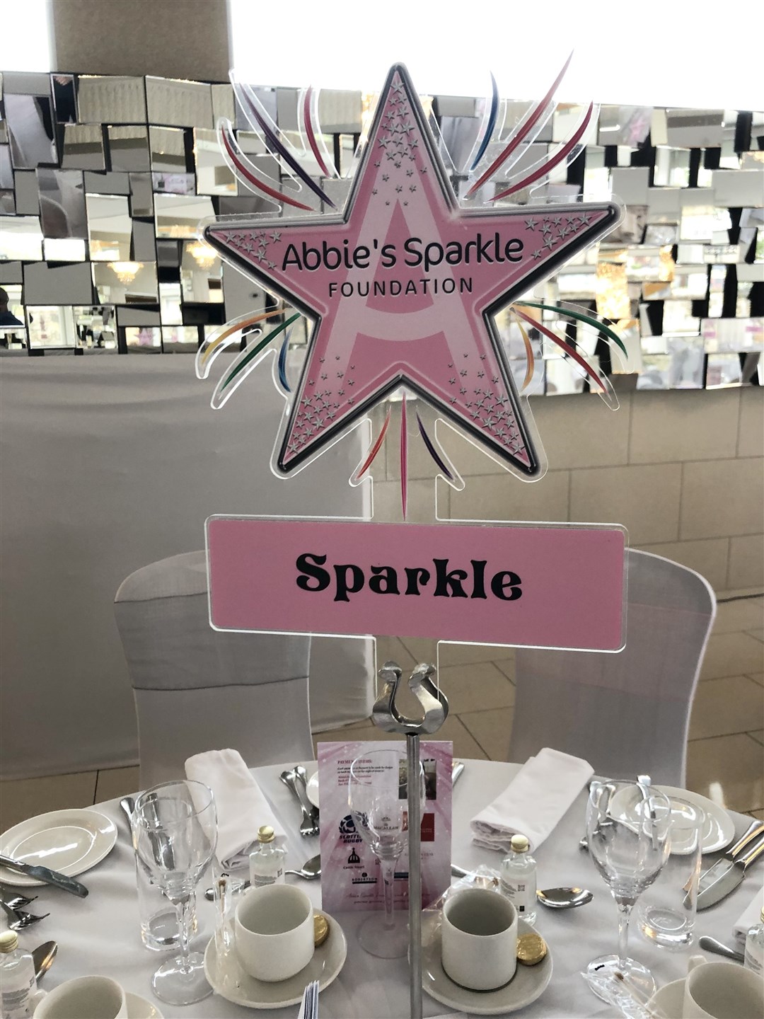 Abbie's Sparkle Foundation raised £37,000 on the night.