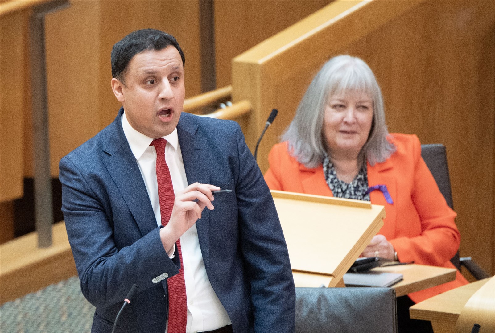 Scottish Labour leader Anas Sarwar is pressing ahead with his motion of no confidence in the Scottish Government (Lesley Martin/PA)
