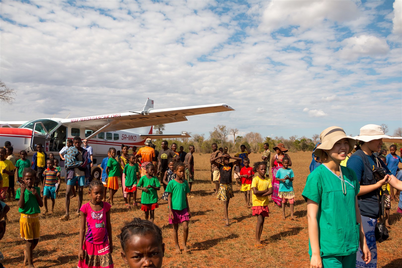 A medical missions safari team arrives in Anjabetrongo in Madagascar.