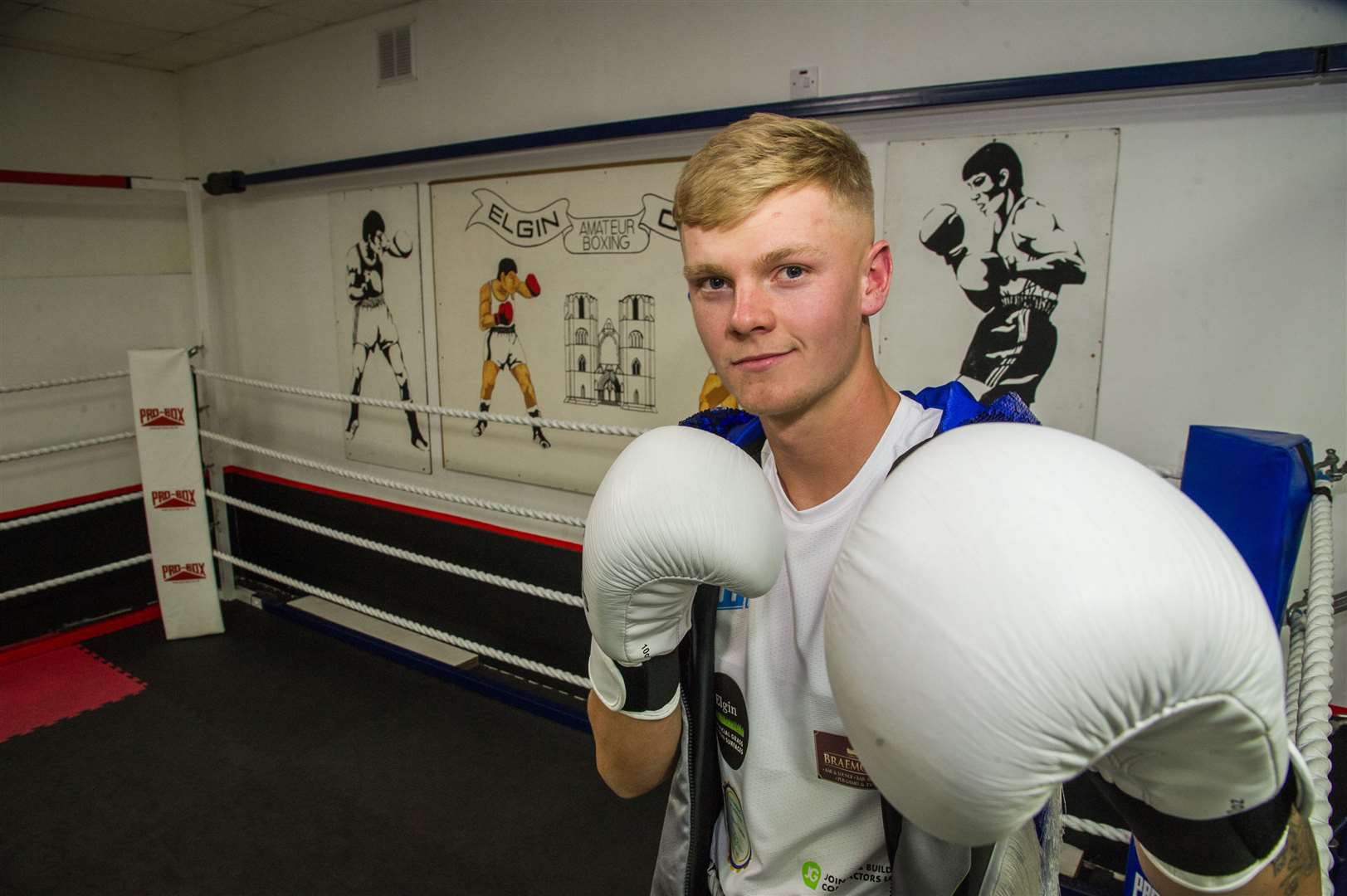 Fraser Wilkinson tops the bill in his first professional fight. Picture: Becky Saunderson..