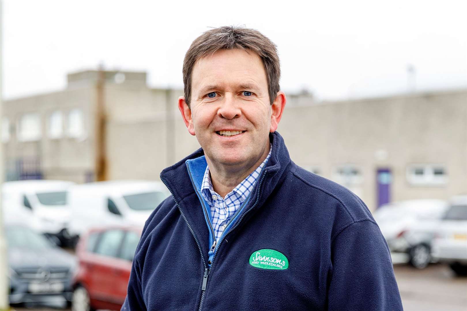 Magnus Swanson, founder and managing director at Swansons Food Wholesalers, which has a depot in Elgin.