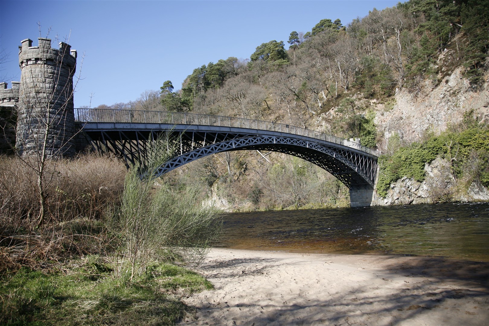 The bridge buit by Thomas Telford at Craitellcahie