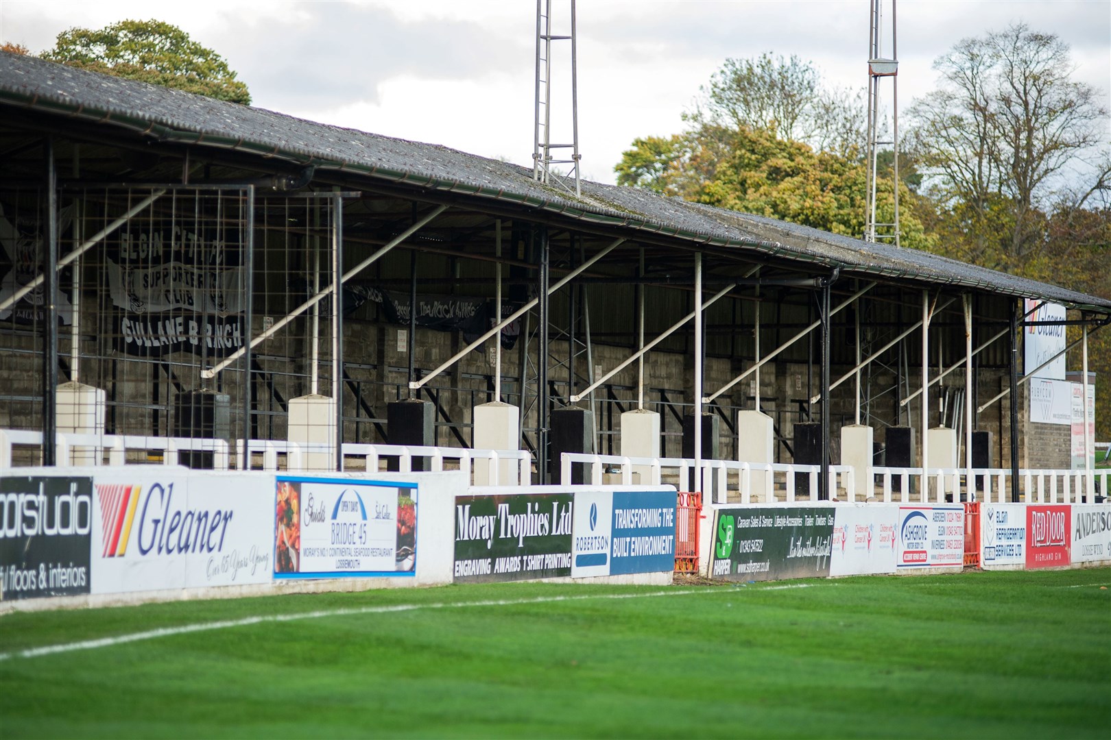 Elgin City are hoping empty terraces at Borough Briggs will be a thing of the past. Picture: Daniel Forsyth..