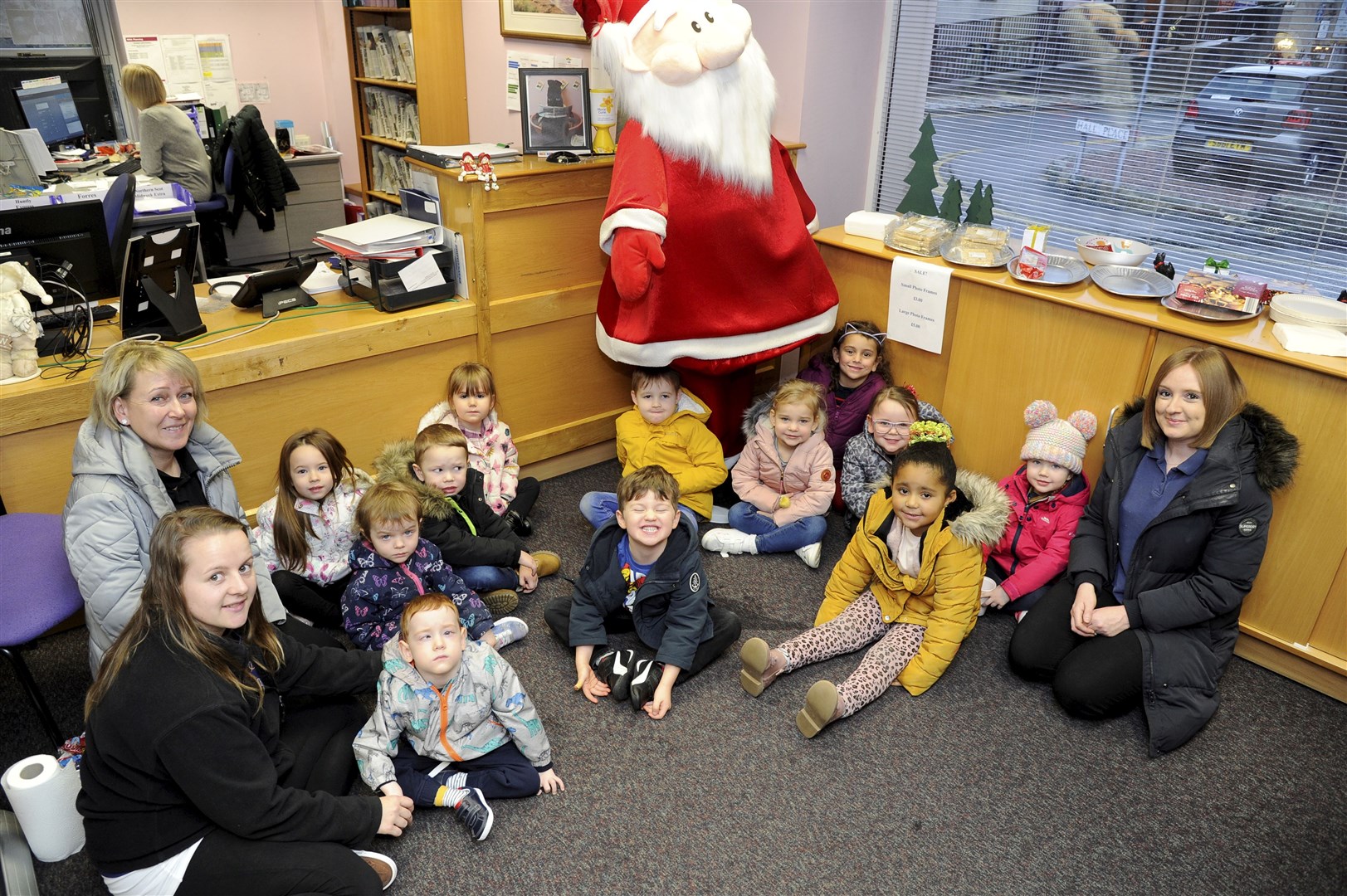 The Magic Roundabout Nursery kids during a visit to our offices. Picture: Eric Cormack