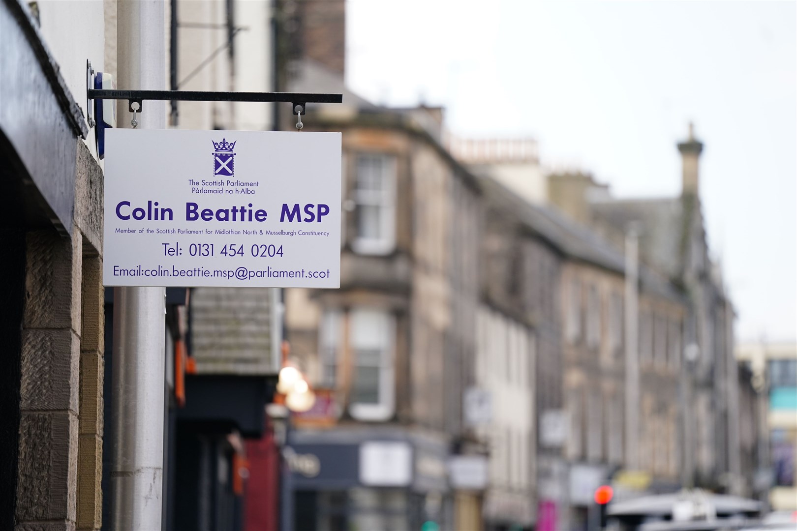 The Constituency Office of Colin Beattie MSP in Dalkeith (Jane Barlow/PA)