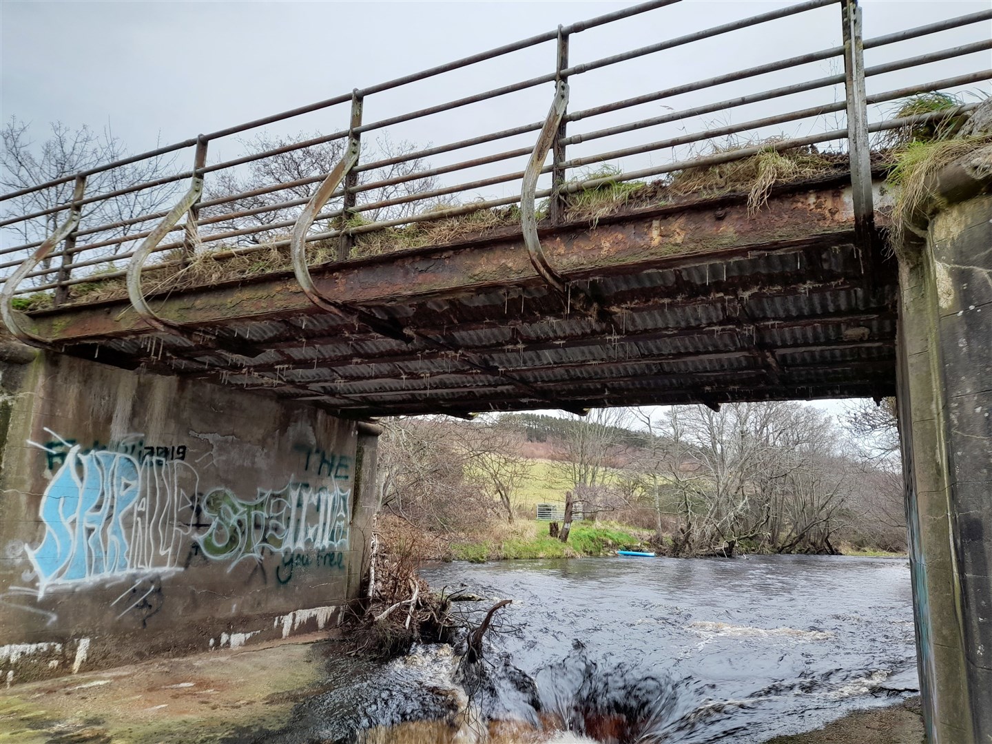 The Cloddach Bridge has been closed on public safety grounds since the start of 2022.