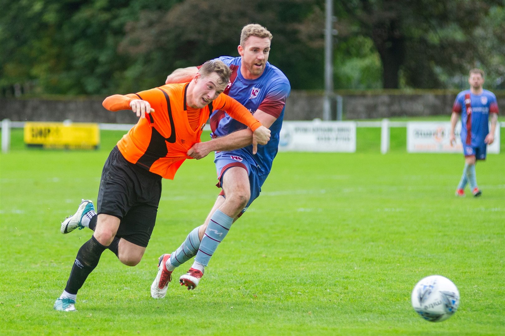 Keith play Rothes in the final regulation game of the Highland League season. Picture: Daniel Forsyth..