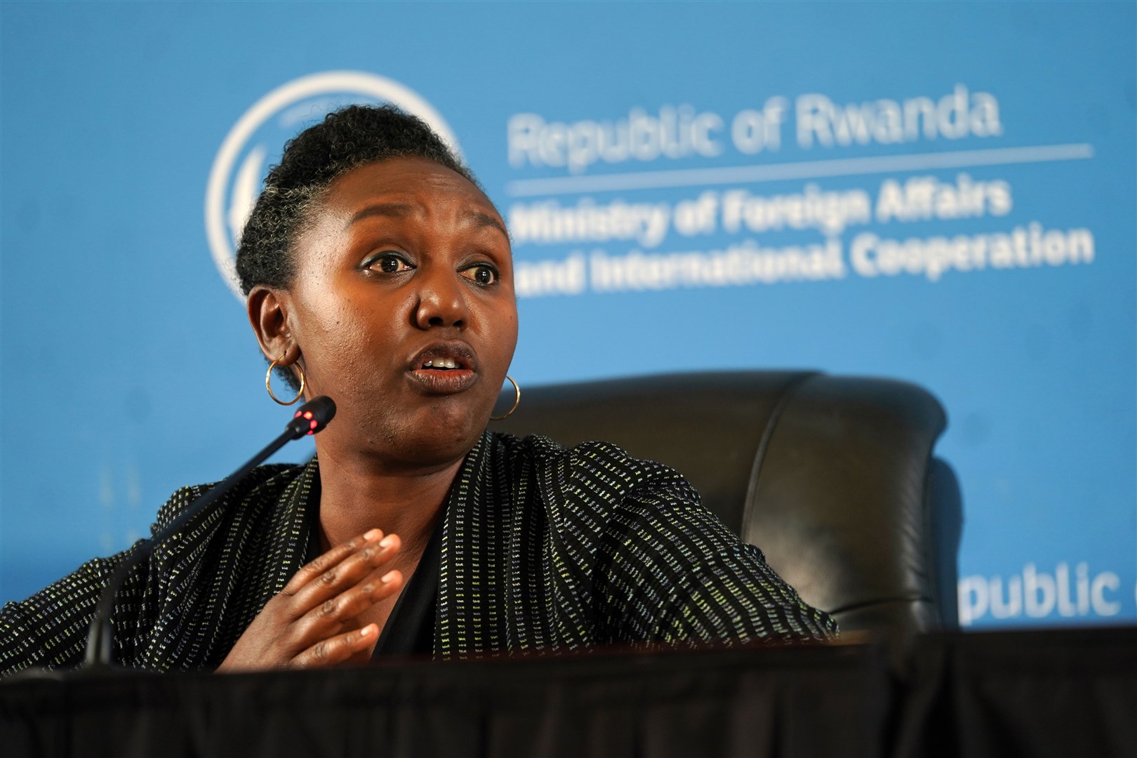 Rwandan government spokeswoman Yolande Makolo (Victoria Jones/PA)